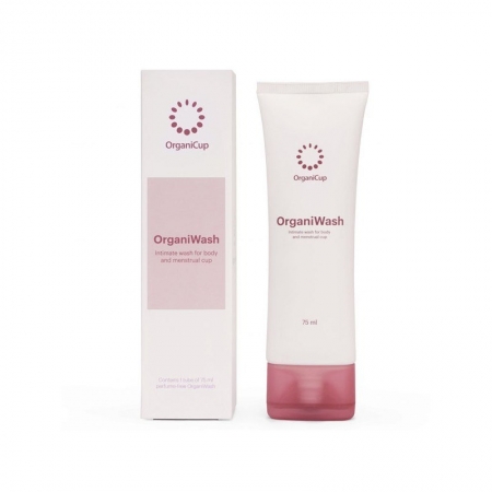 ORGANICUP Delikatny płyn do higieny intymnej Organiwash 75ml